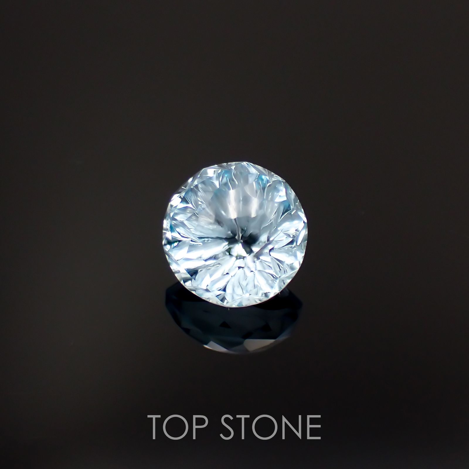 ◇カスタムカット◇ブルートパーズ ブラジル産 3.06ct[221219359]8.2x8.2mm前後