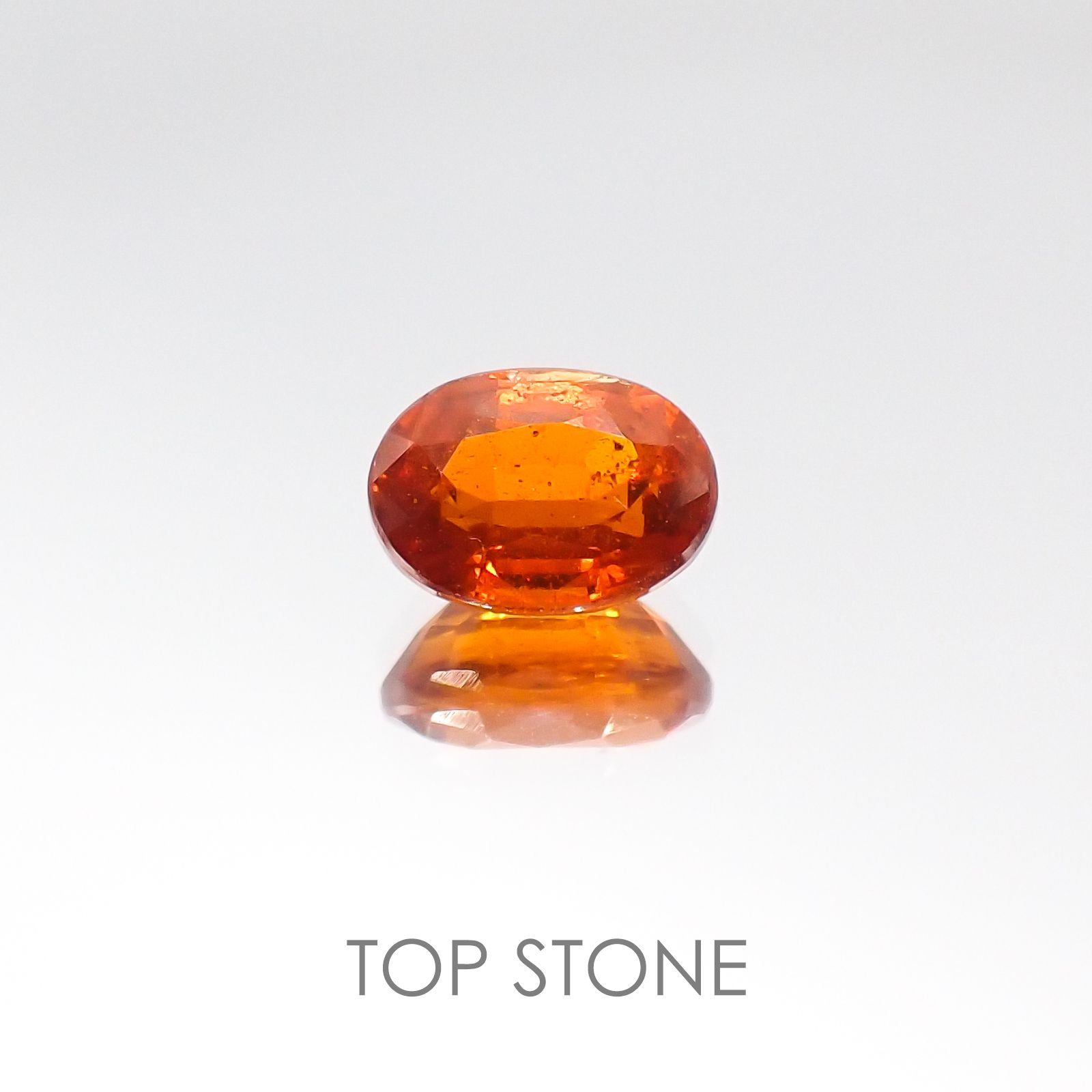 オレンジカイヤナイト タンザニア産 ルース 1.15ct[20105994]7.1×5.2mm前後