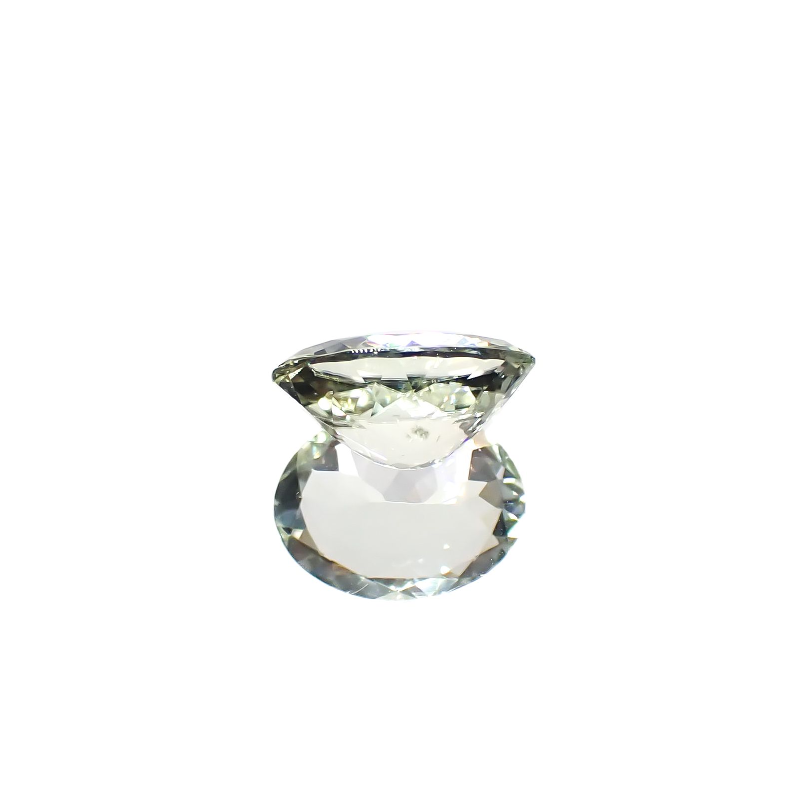 グリーントルマリン(宝石名トルマリン)ナイジェリア産 1.61ct 識別済[240628120]9.1x6.8mm前後