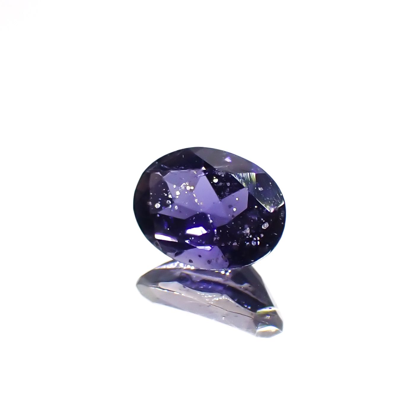 アイオライトサンストーン インド/ブラジル産 0.58ct[230923338]6.7x4.9mm前後