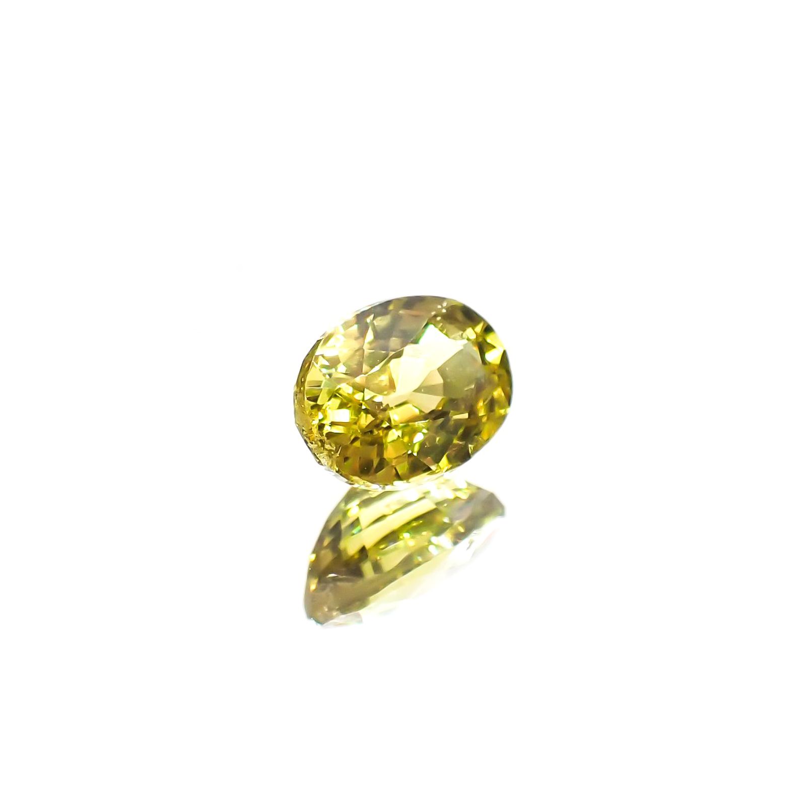 マリガーネット(宝石名グロッシュラー アンドラダイト・ガーネット)マリ共和国産 1.19ct 識別済[220115240]7.1x5.2mm前後