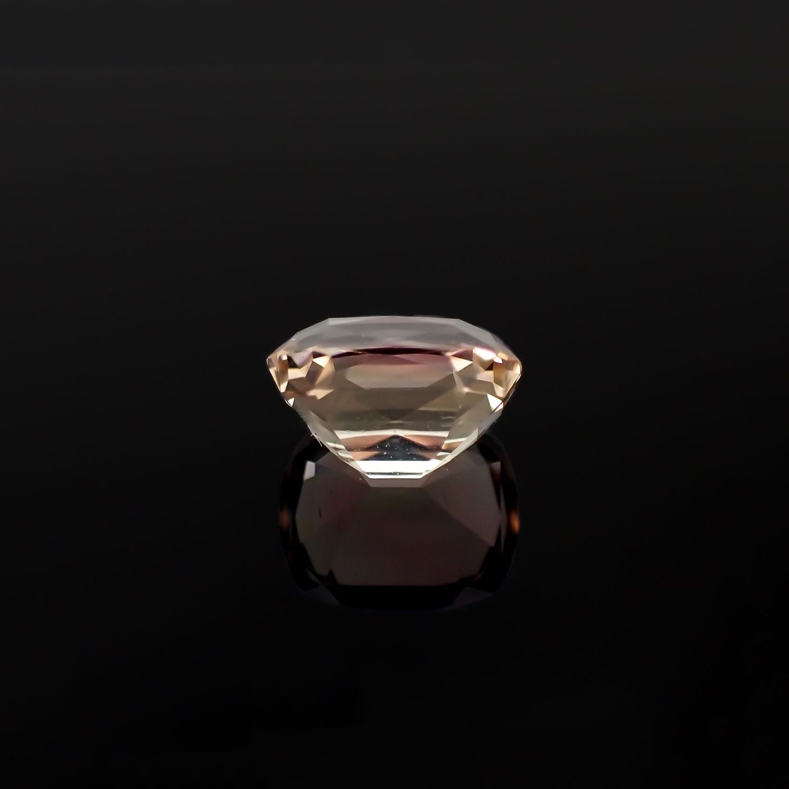 バイカラートルマリン(宝石名トルマリン)ルワンダ産 1.74ct 識別済[221119007]7.8x6.4mm前後