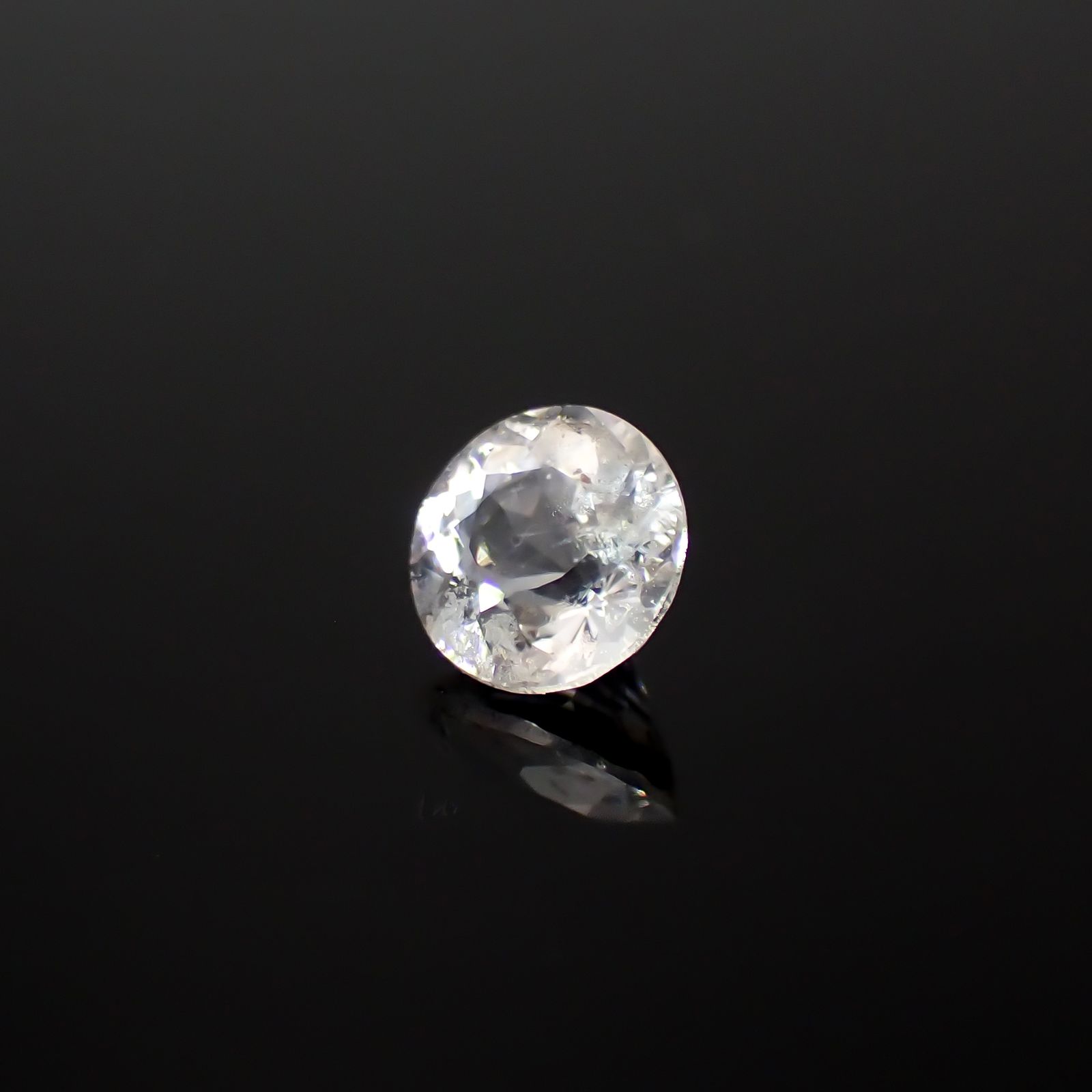 フェナカイト(宝石名フェナカイト)マダガスカル/ブラジル産 0.42ct 識別済[240628182]4.8x4.8mm前後