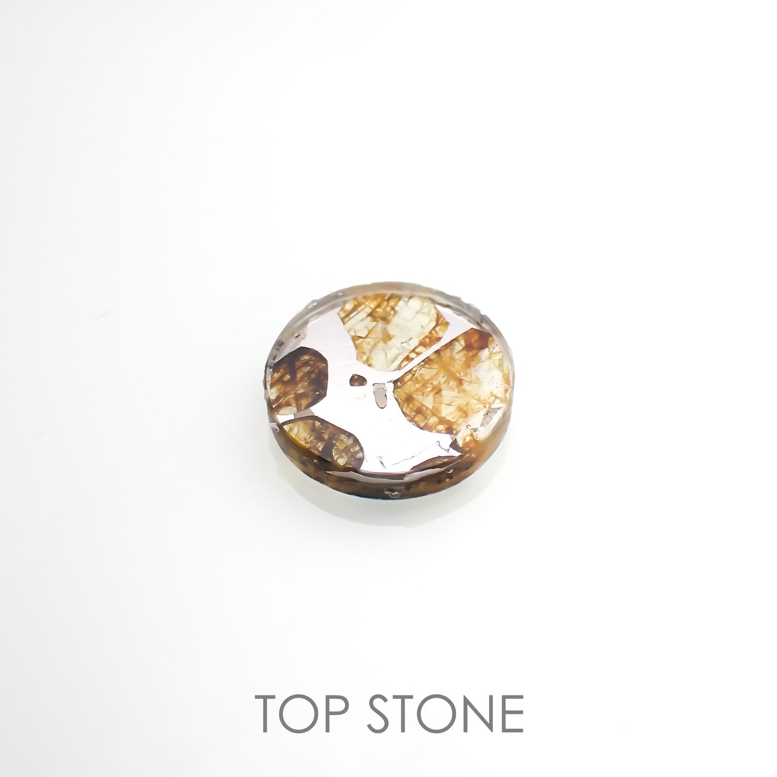 パラサイト隕石Sericho トリプレット 発見地：ケニア 3.29ct[220114151]12x12mm前後