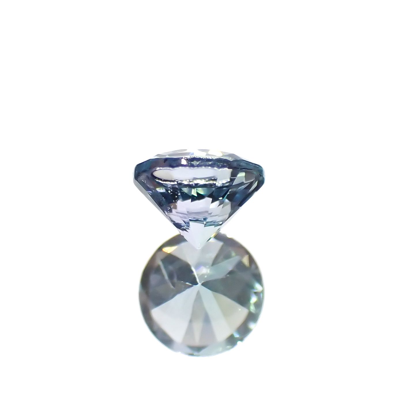 ブルーグリーンコーネルピン(宝石名コーネルピン)タンザニア産 0.13ct 識別済[230722858]3.1x3.1mm前後