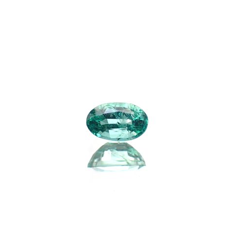 ブルーエメラルド(ブルーグリーンベリル) ザンビア産 0.26ct [250430284]5x3.1mm前後
