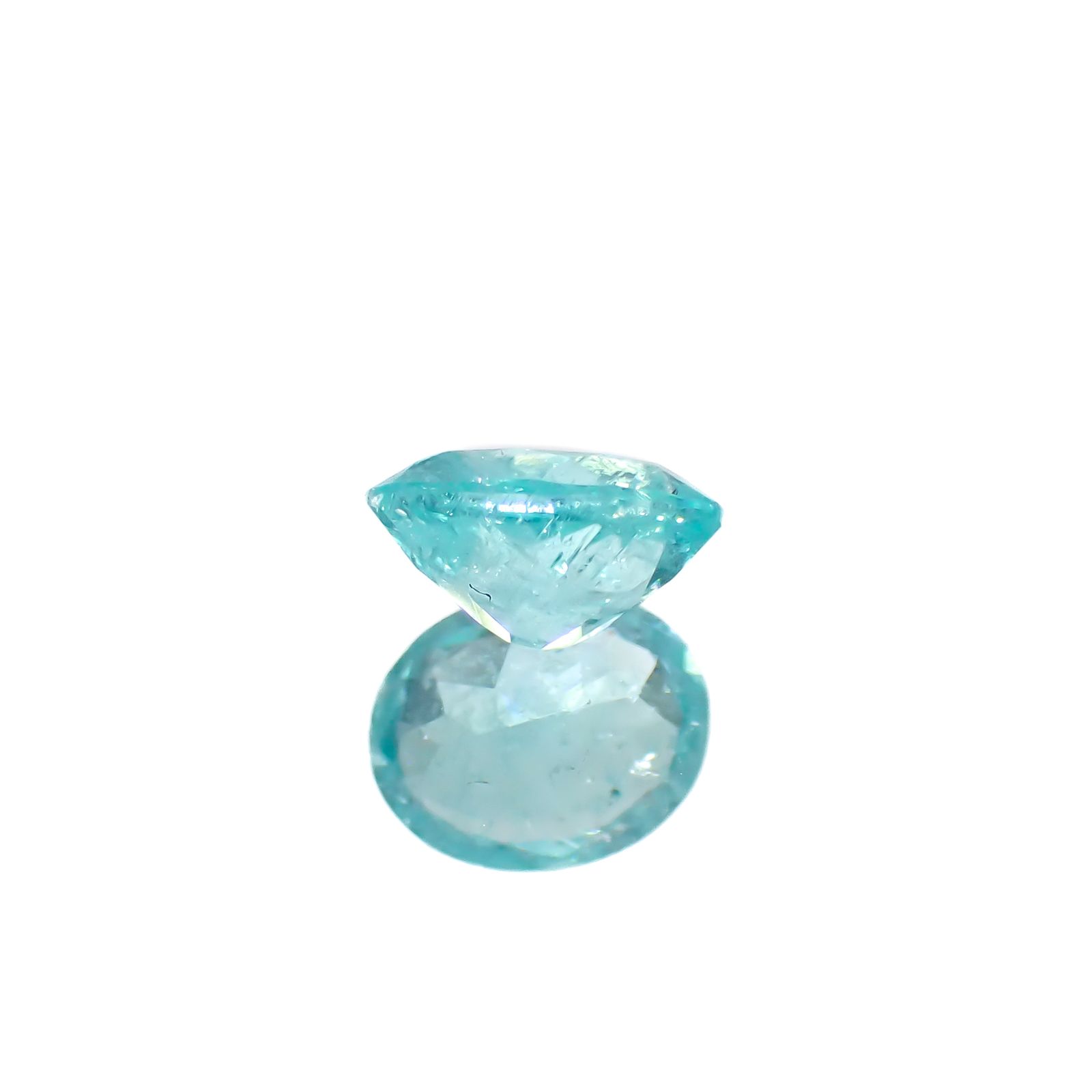 パライバトルマリン ブラジル・キントス鉱山産 0.56ct[240928721]6.1x4.8mm前後