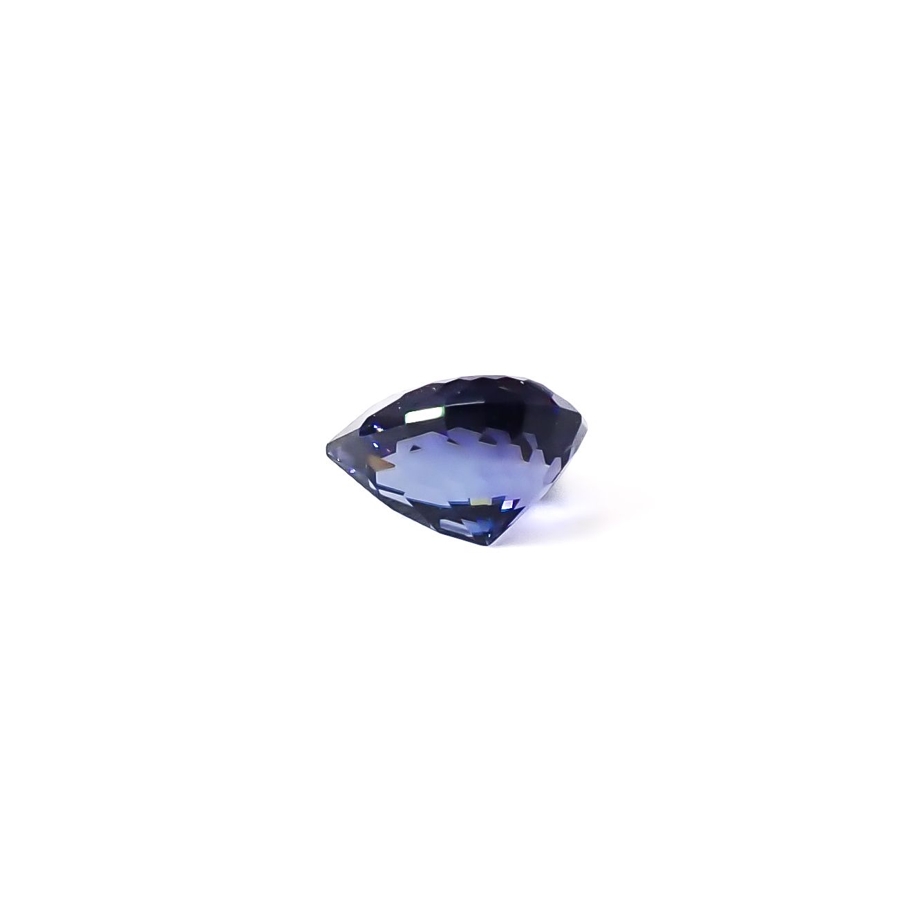 ◇カスタムカット◇ベニトアイト アメリカ・カリフォルニア州産 0.97ct / 6.9x5.2mm前後 [260432066]
