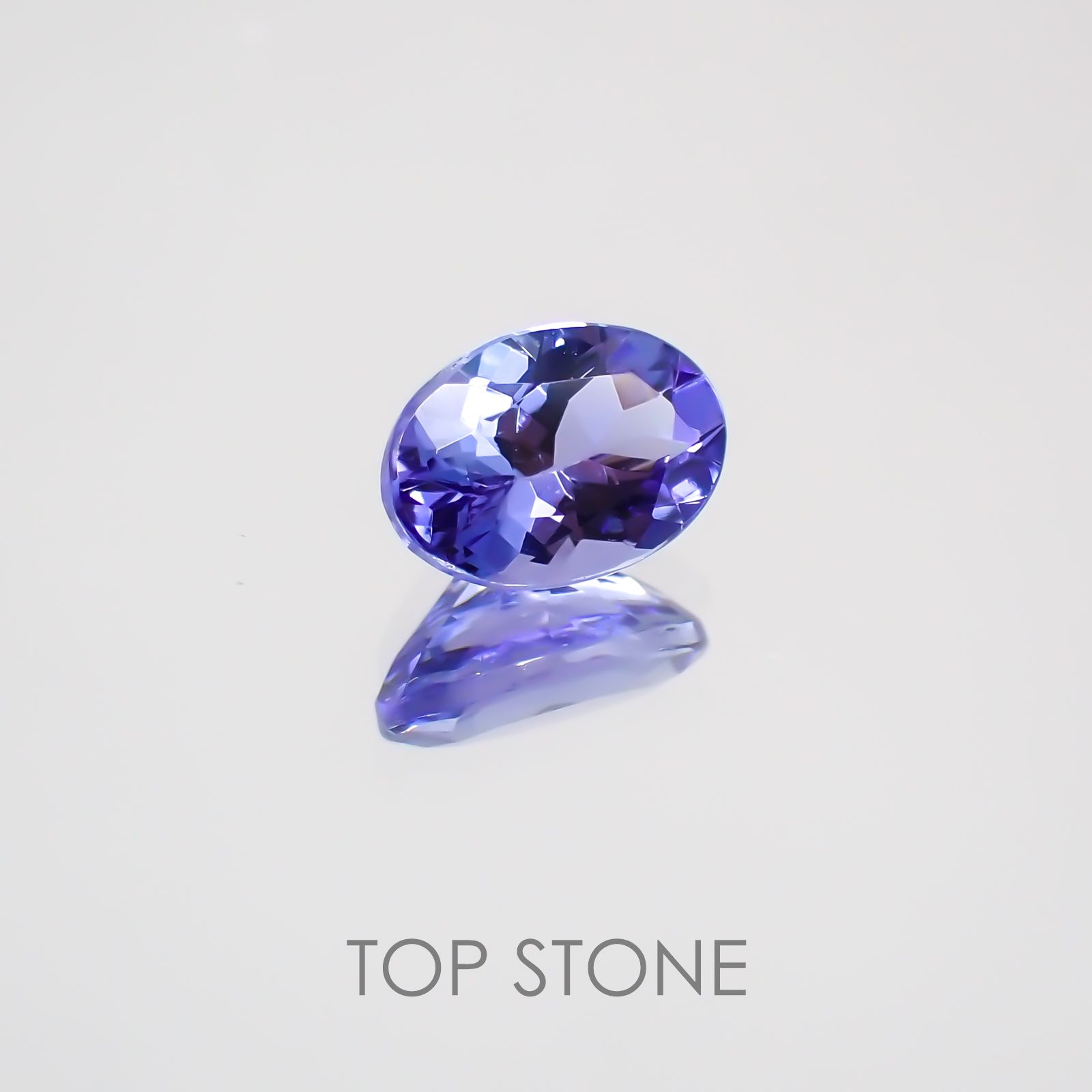 タンザナイト(ゾイサイト) タンザニア産 ルース 0.58ct[210610069]6.3×4.3mm前後
