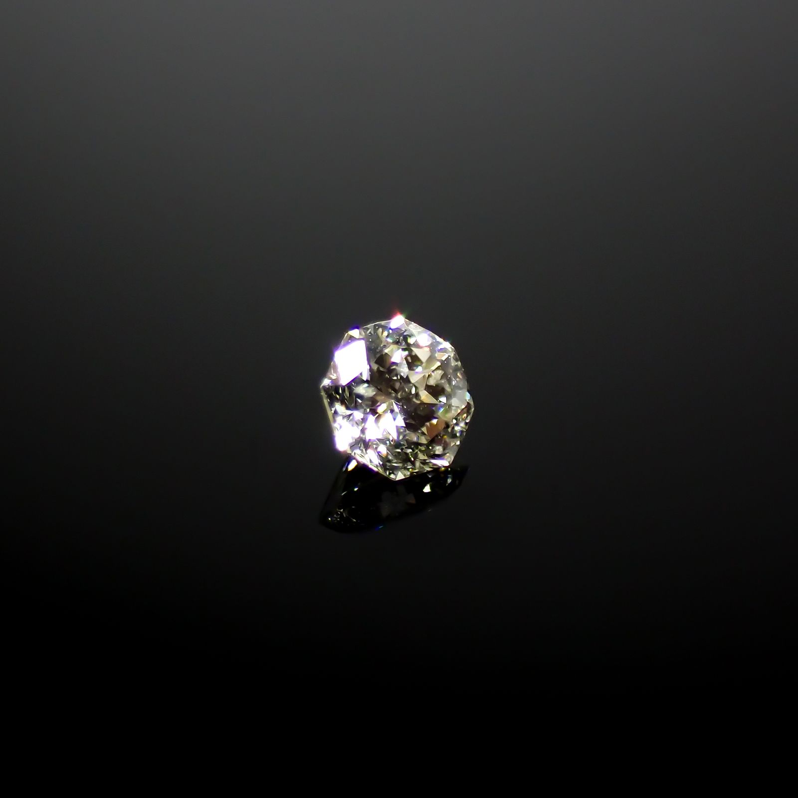 ◇オクタゴンカット◇ダイヤモンド 0.12ct[240427039]3x2.9mm前後