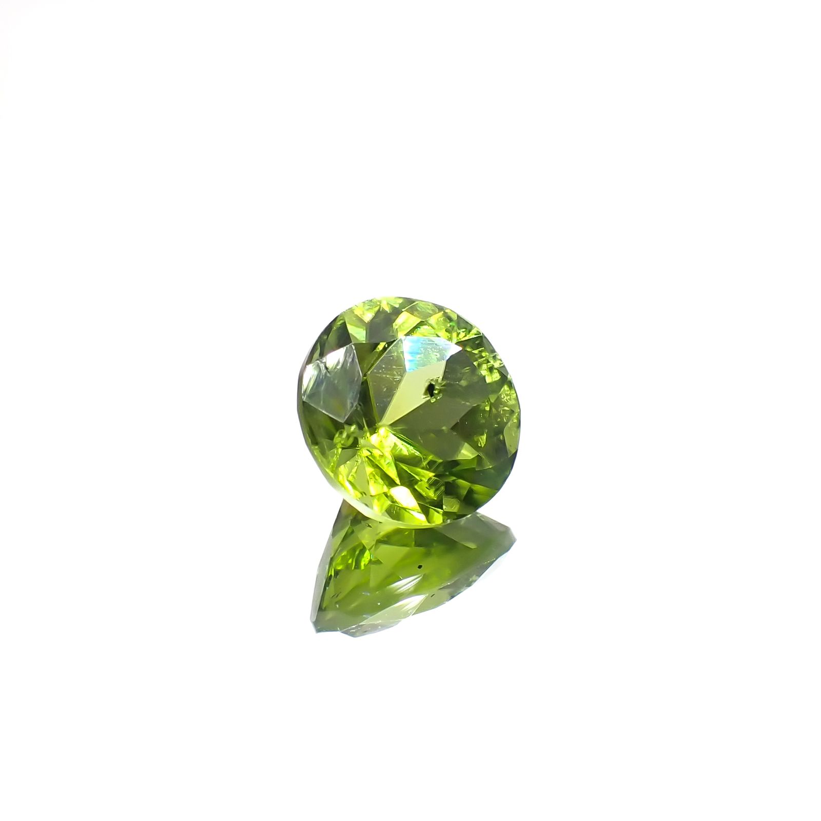 ブラックリリーパッドペリドット アメリカ・アリゾナ州産 3.37ct [231224610]9x9mm前後