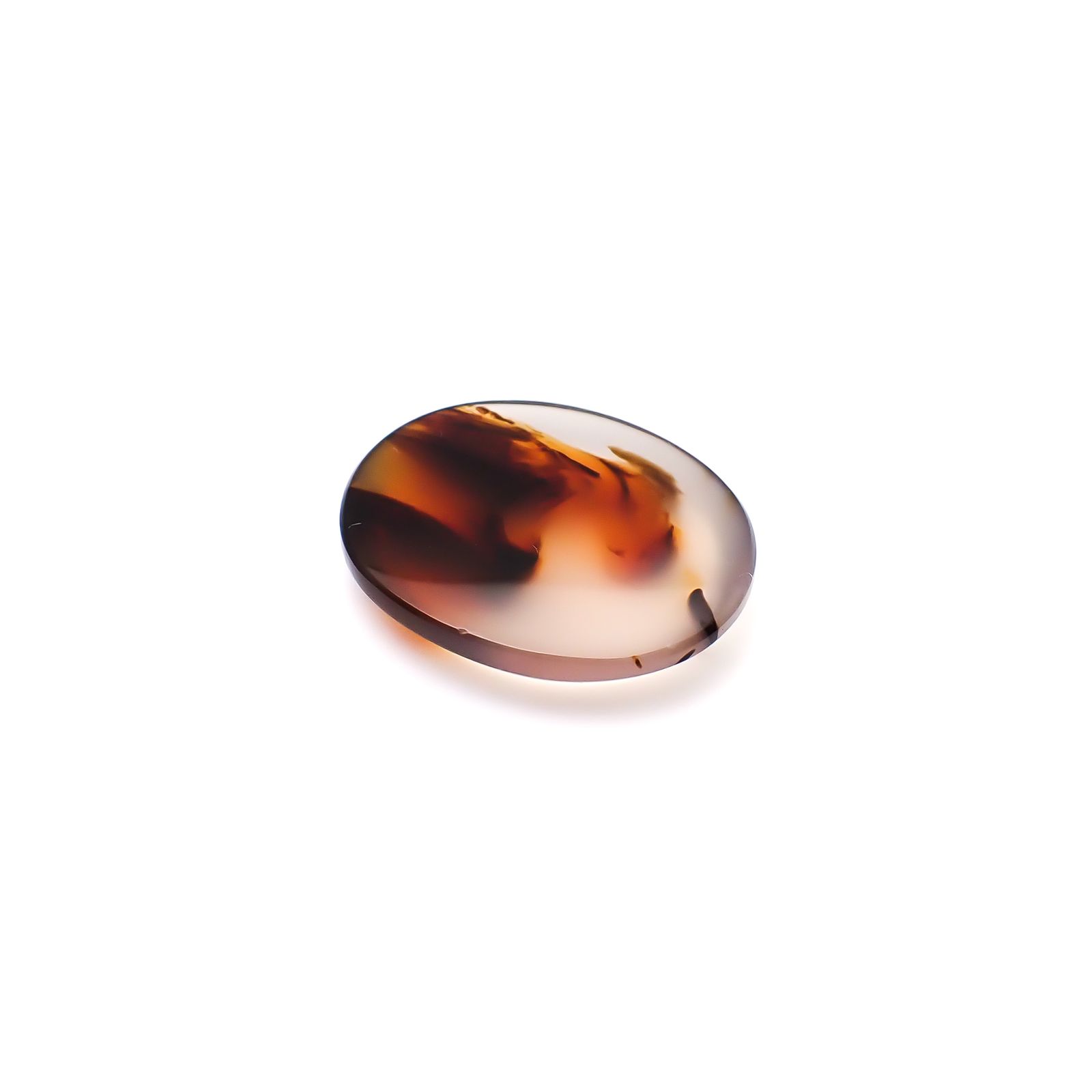 モンタナアゲート アメリカ・モンタナ州産 17.84ct / 22.8x18.8mm前後 [260832760]