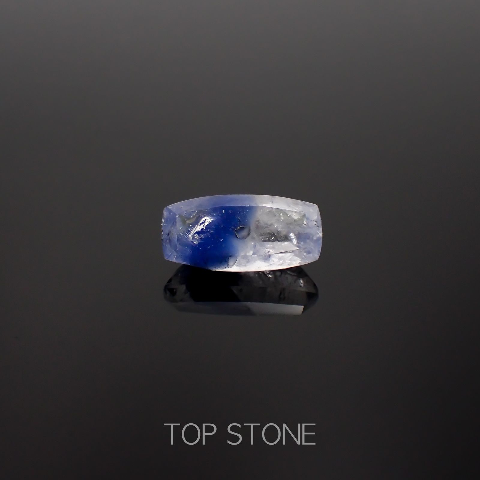 デュモルチェライトインクォーツ ブラジル産 5.16ct[230320874]15.7x7.5mm前後