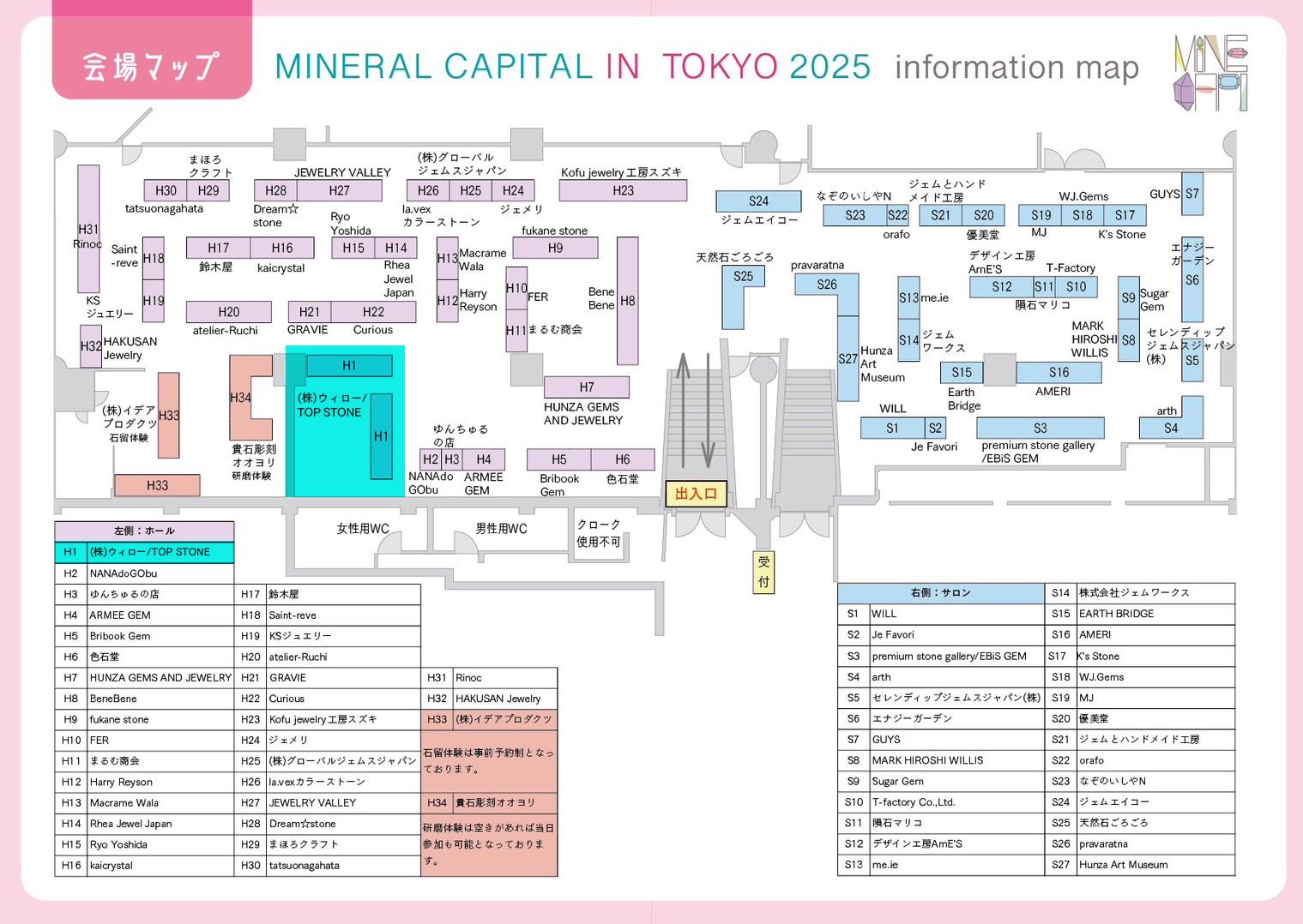 TOP STONE map