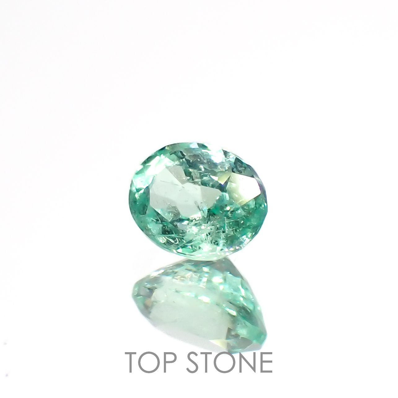 パステルカラーエメラルド ザンビア産 0.17ct[230119963]3.9x3mm前後