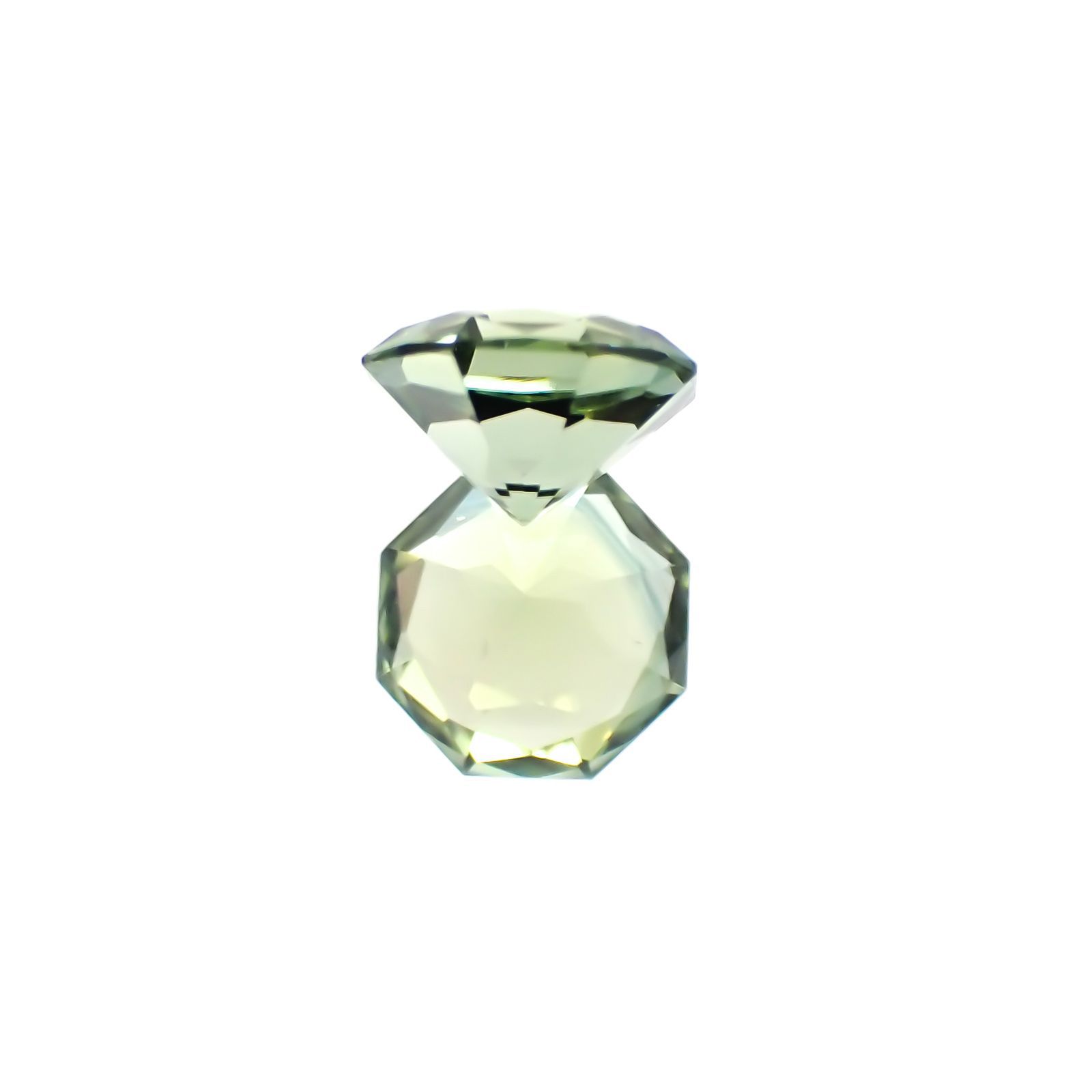 ◇オクタゴンカット◇グリーントルマリン SA(宝石名グリーン・トルマリン)ブラジル産 0.47ct 識別済[231124201]5x5mm前後