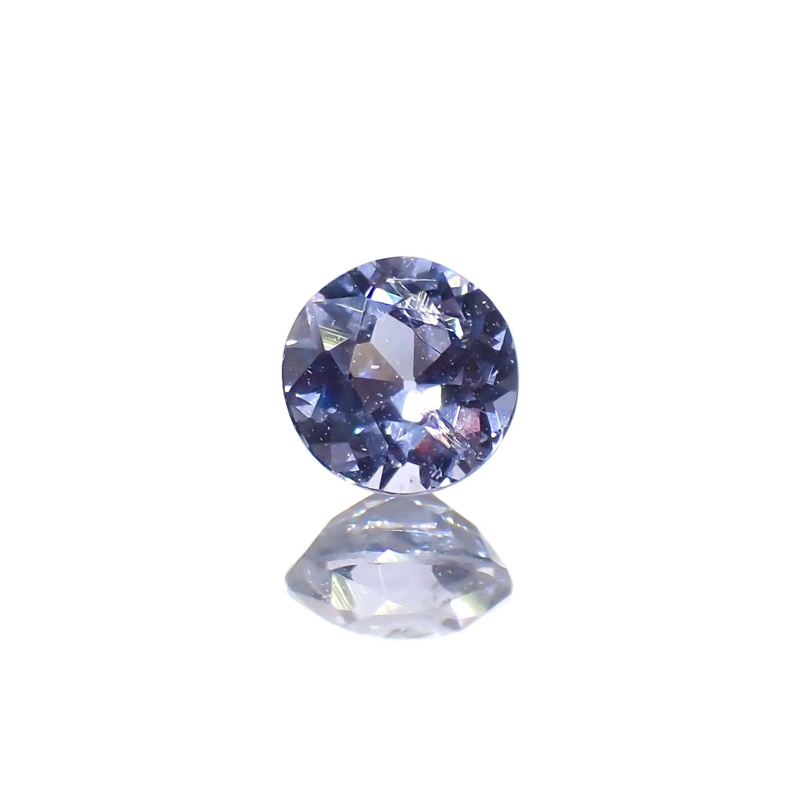 コバルトブルースピネル(宝石名ブルー・スピネル)タンザニア産 ソ付(日独) 0.240ct / 3.66x3.74mm前後 [230622543]