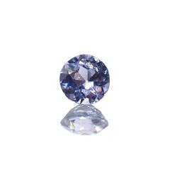 コバルトブルースピネル(宝石名ブルー・スピネル)タンザニア産 ソ付(日独) 0.240ct / 3.66x3.74mm前後 [230622543]