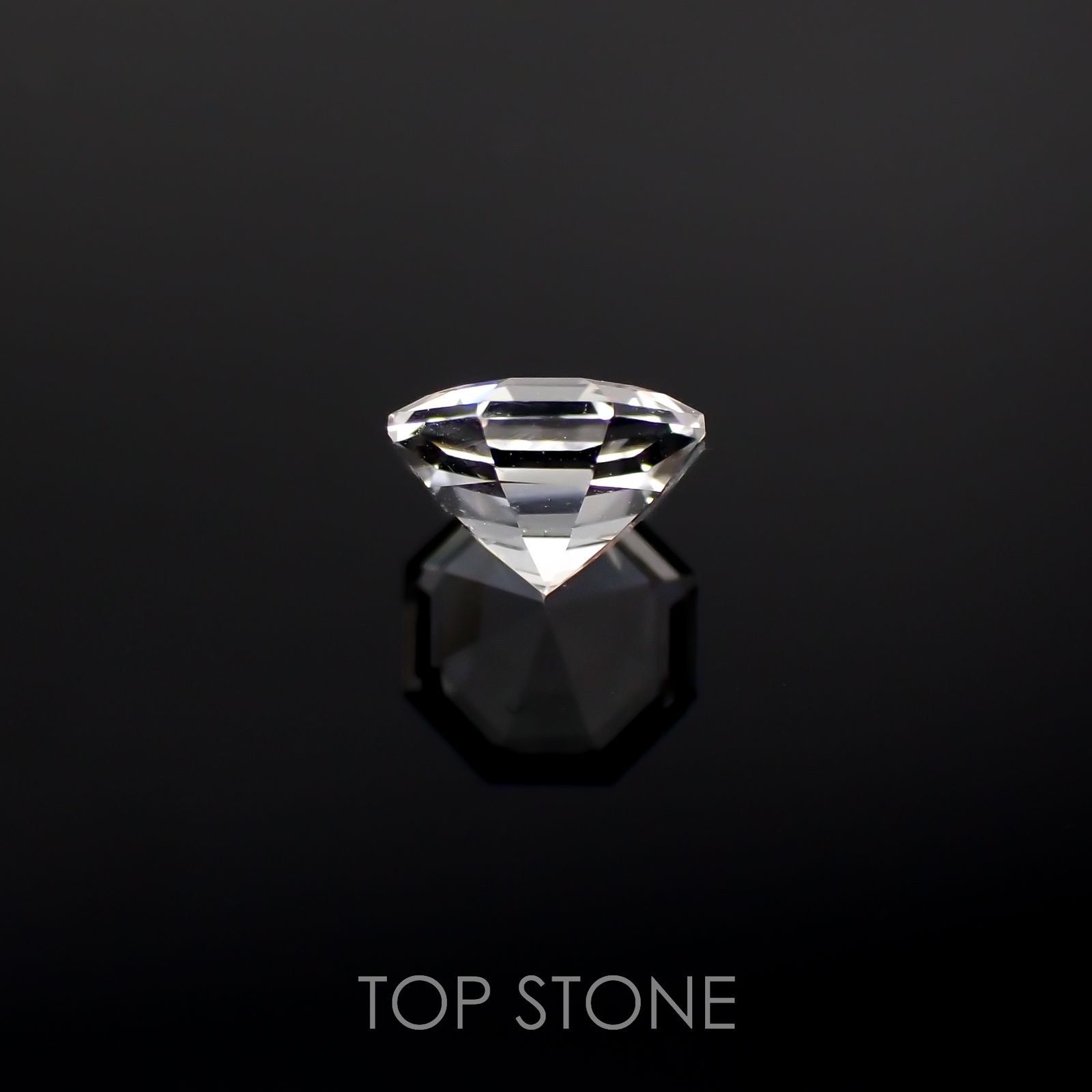 ◇オクタゴンカット◇レムリアンシードクリスタル(保証シール付き) ブラジル産 0.45ct[221018276]5x4.9mm前後