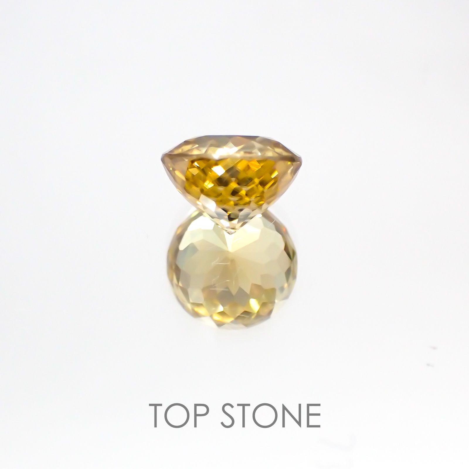 イエロージルコン スリランカ,カンボジア産 ルース 2.28ct[21018068]7×7mm前後