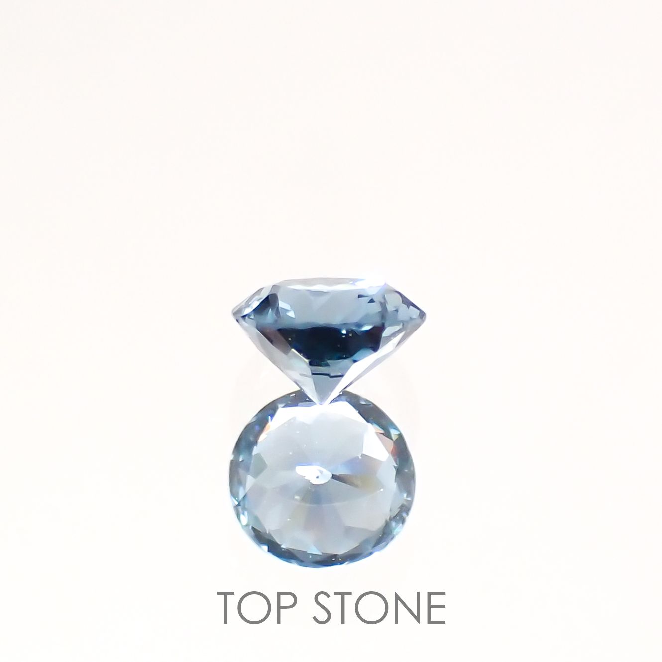 グレイッシュブルースピネル ビルマ産 ルース 0.25ct[210913136]3.9×3.9mm前後