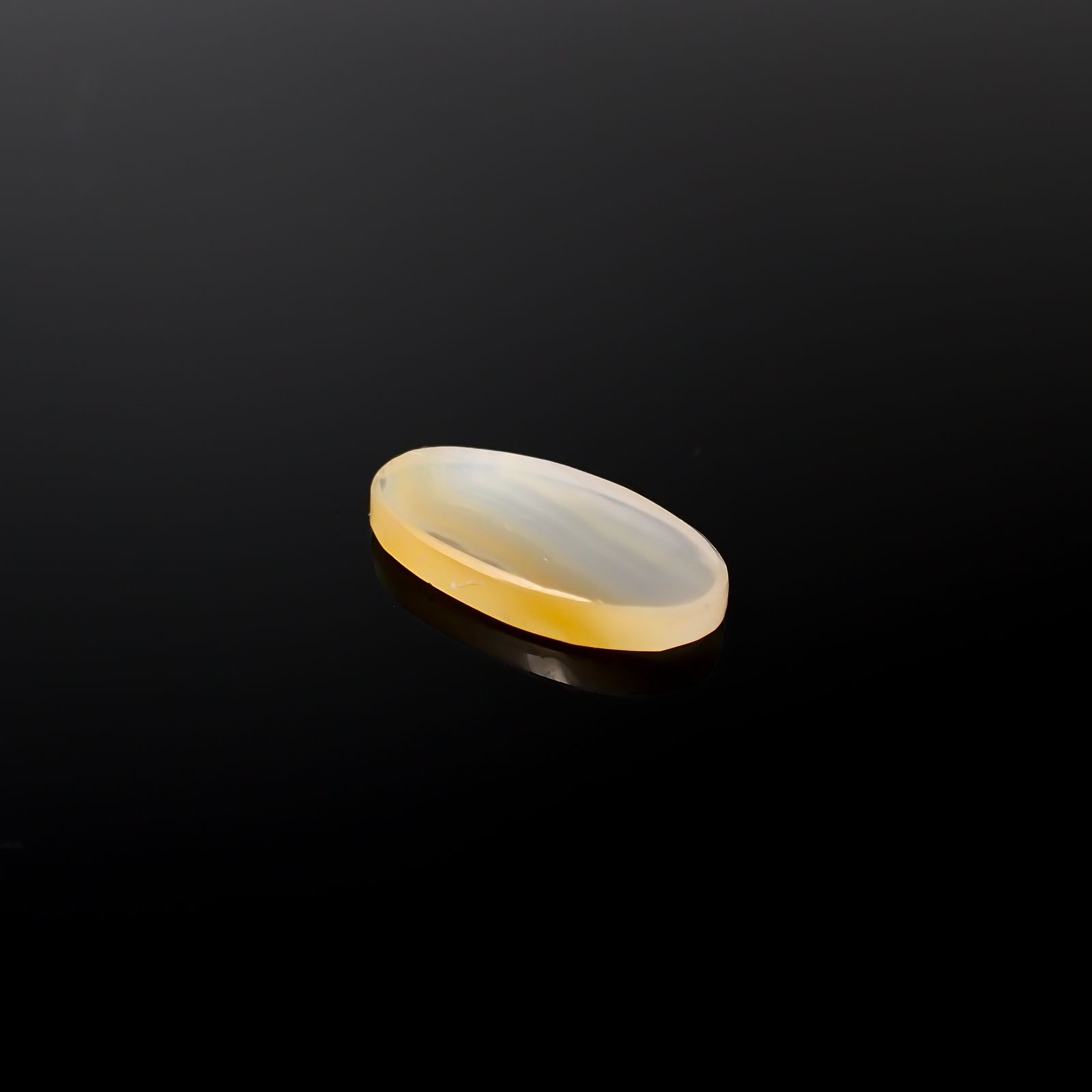 アイリスアゲート スライス メキシコ・チワワ州産 5.13ct[240527804]18.8x9.9mm前後