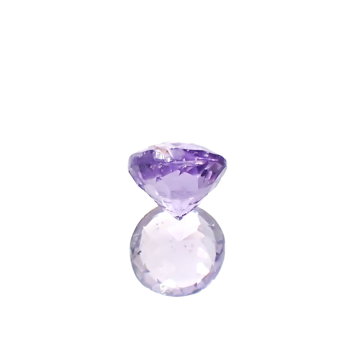マリアライト(宝石名パープル・スキャポライト)スリランカ産 0.48ct 識別済[240326980]4.9x4.8mm前後