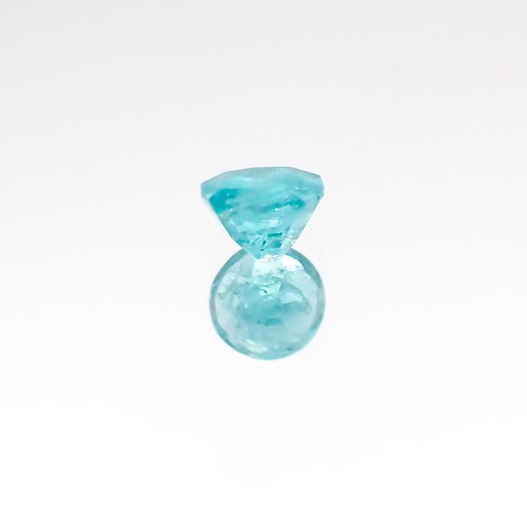 パライバトルマリン(宝石名トルマリン/別名パライバ・トルマリン) ブラジル・パライバ州バターリャ鉱山産 0.095ct 識別済[20096245]2.6×2.6mm前後