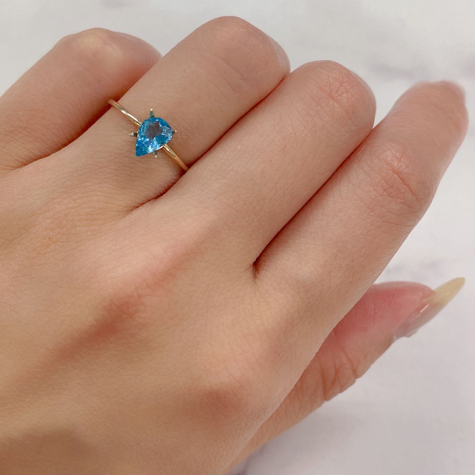 アパタイト(宝石名アパタイト) ブラジル産 0.57ct 識別済[21017951]7×4.9mm前後