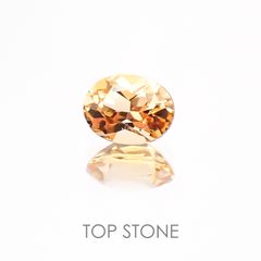 インペリアルトパーズ ブラジル産 ルース 0.31ct[20117854]4.5×3.4mm前後