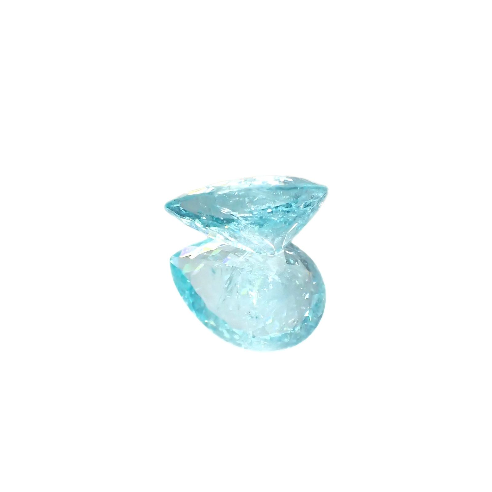 パライバトルマリン(宝石名トルマリン/別名パライバ・トルマリン) モザンビーク産 GIA鑑付 3.25ct / 12.4×9.1mm前後 [19110916]