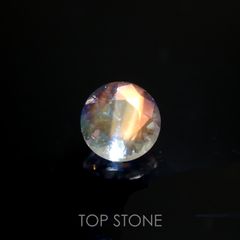レインボームーンストーン(宝石名ラブラドライト)マダガスカル産 0.33ct 識別済[211113720]4.5x4.5mm前後