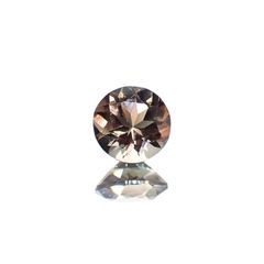 バイカラーオレゴンサンストーン(宝石名ラブラドライト)アメリカ・オレゴン州産 識別済 0.71ct / 6x6mm前後 [220114644]