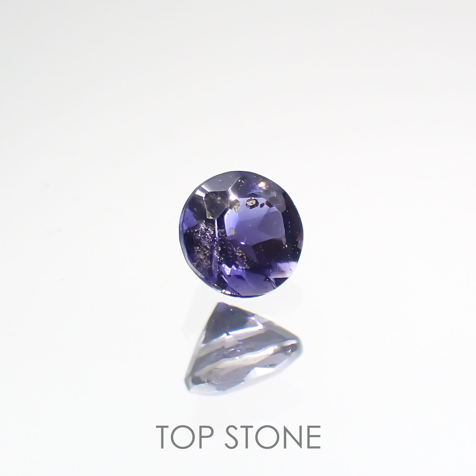 アイオライトサンストーン ブラジル・インド産 ルース 0.11ct[201812398]3×3mm前後