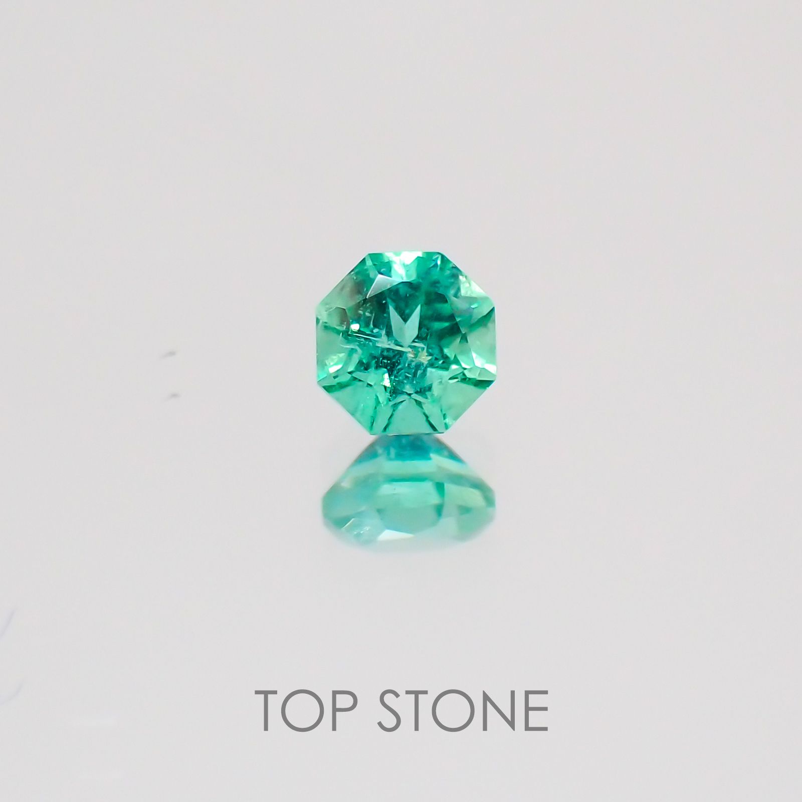 ◇オクタゴンカット◇エメラルド ザンビア産 ルース 0.15ct[20128866]3.1×3.1mm前後