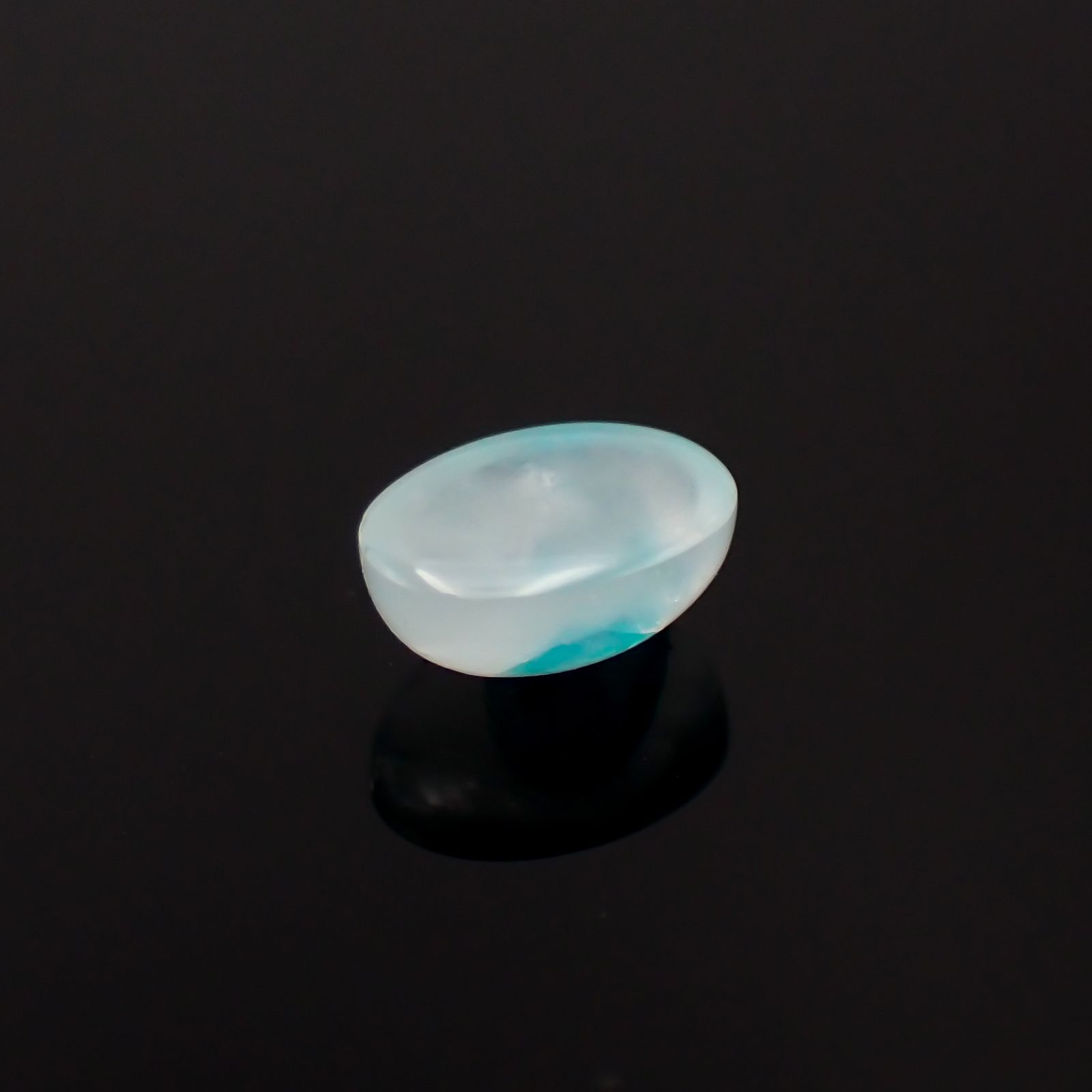 パライバトルマリンインクォーツ ブラジル産 0.95ct[230622392]7.1x5.1mm前後