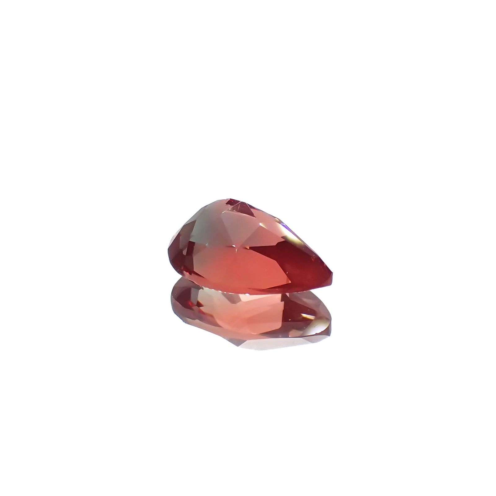 バイカラーアンデシン モンゴル産 1.26ct[230421498]9.1x6mm前後