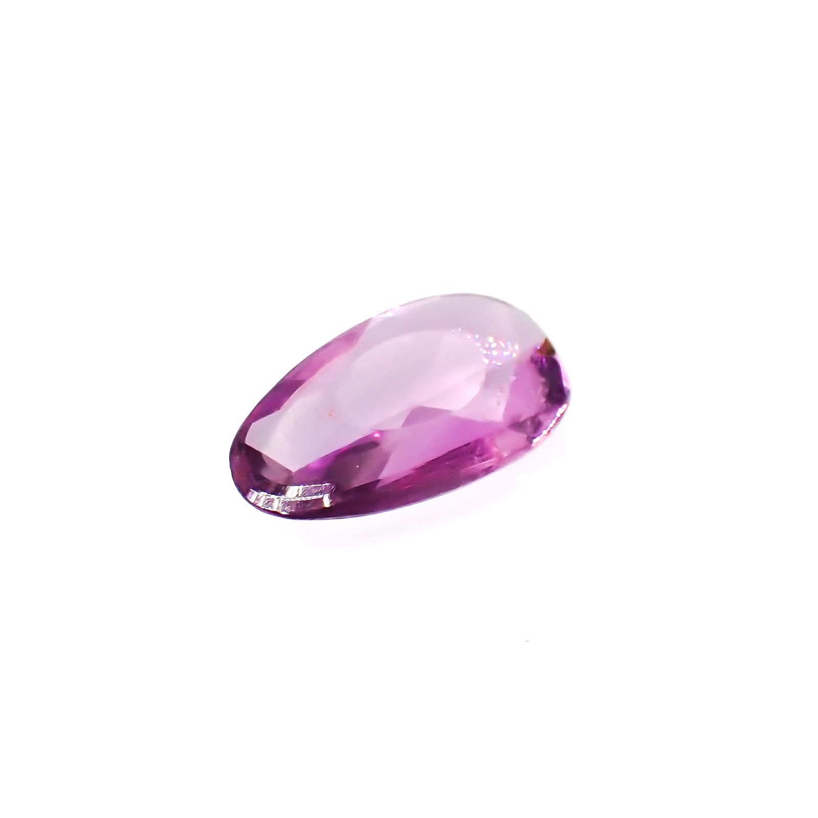 ◇ローズカット◇パープルピンクサファイア マダガスカル産 1.15ct[230722670]9.7x5.7mm前後