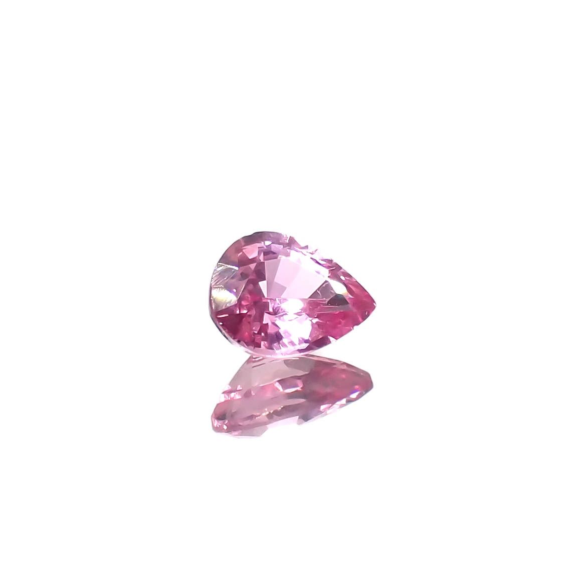ネオンピンクサファイア スリランカ産 0.17ct[240226302]3.7x2.9mm前後