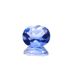 <ランダムセレクト1個販売> カラーチェンジフローライト オーバルカット ブラジル産 4.00ct前後[210913379]11.2×9.1mm前後