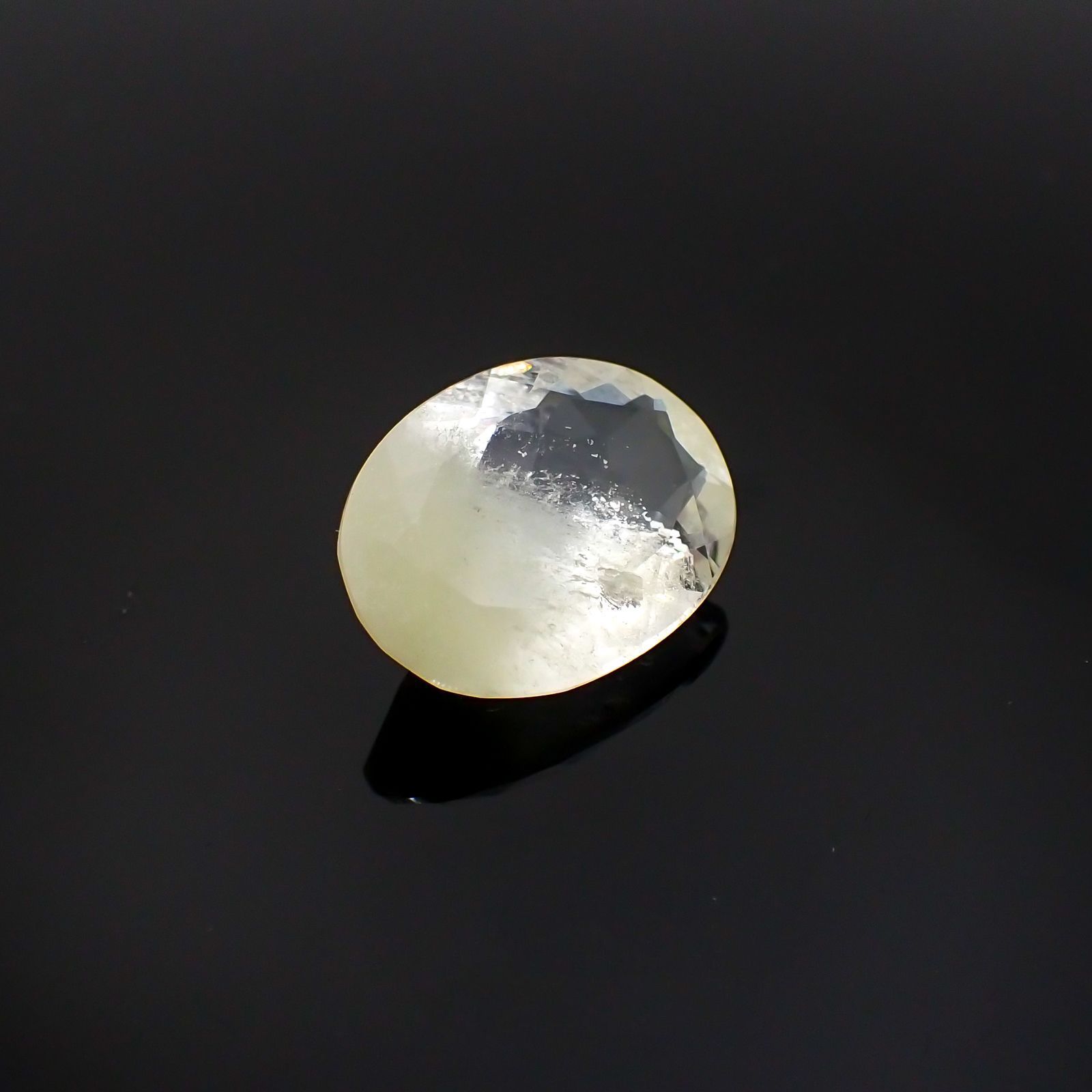 サルファーインクォーツ ブラジル産 8.55ct[231124310]16.7x12.4mm前後