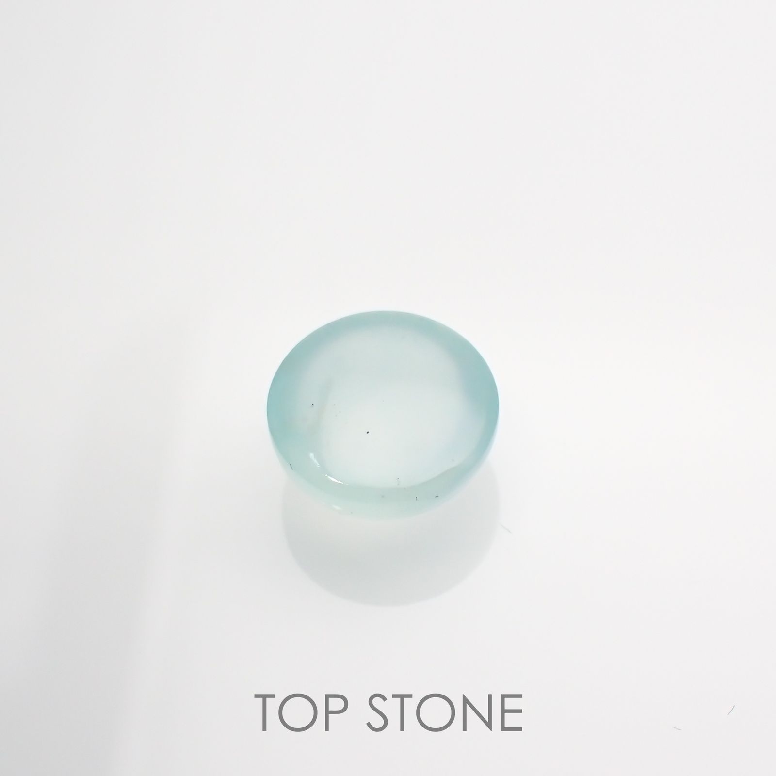 アクアプレーズ(宝石名ブルー グリーン・カルセドニー) 南アフリカ産 1.93ct 識別済[210912336]8×8mm前後
