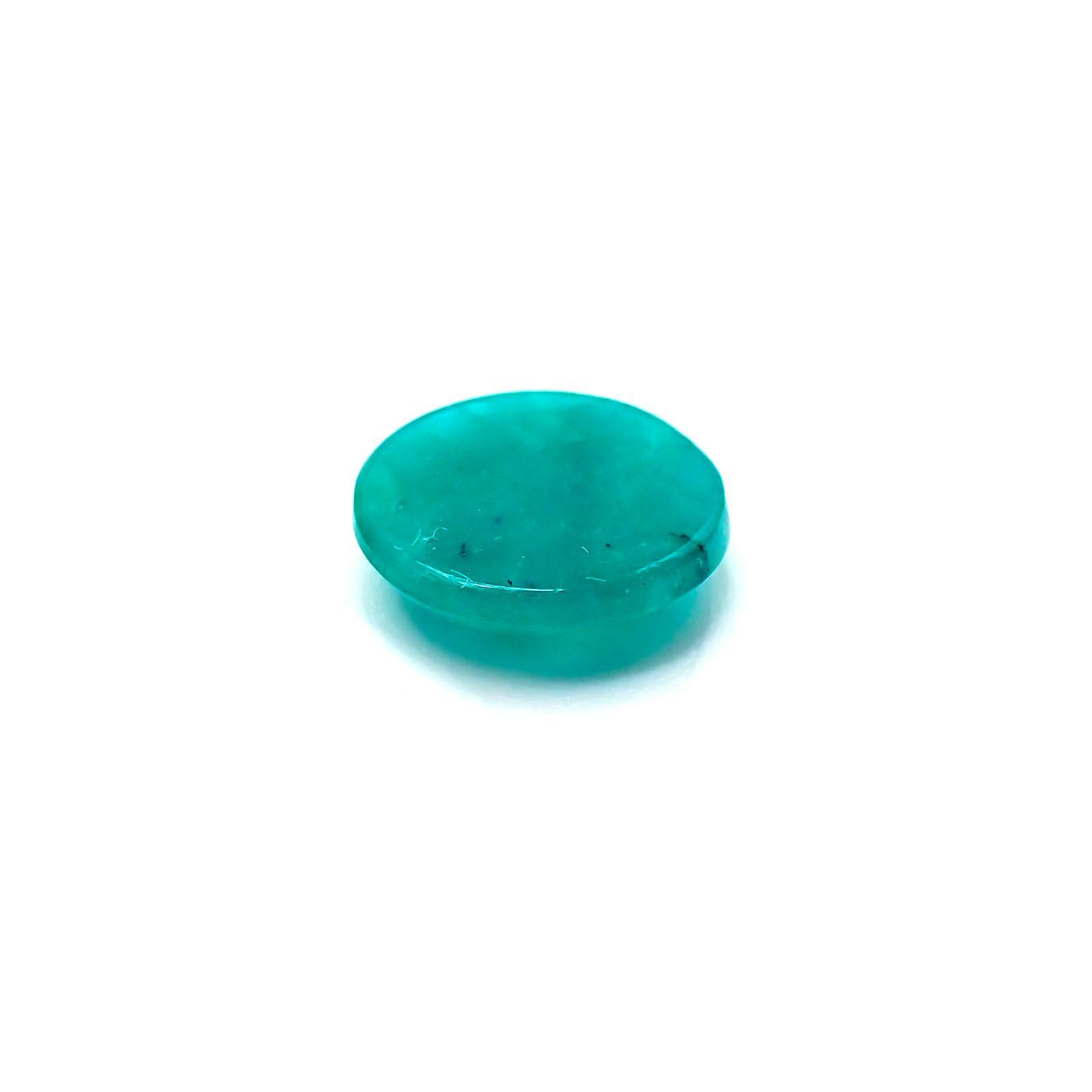 マトリックスアマゾナイト(アマゾナイトインクォーツ/フェルドスパー) ブラジル産 2.84ct[231024005]10.9x10.9mm前後