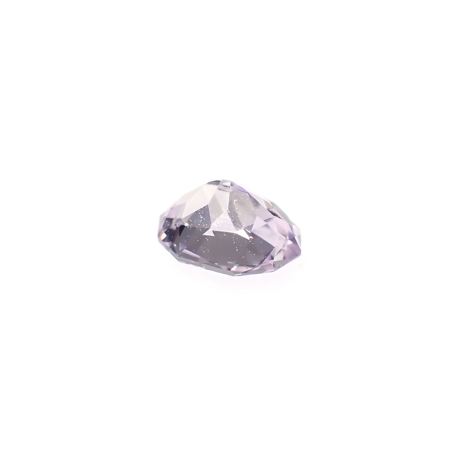 ◇カスタムカット◇アイスラベンダーサファイア(宝石名サファイア)スリランカ/マダガスカル産 0.29ct 識別済[240226285]4.6x3.3mm前後