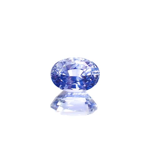 サファイア 非加熱(宝石名ブルー・サファイア)スリランカ/マダガスカル産 1.25ct GIT鑑付[240828675]6.91x4.96mm前後