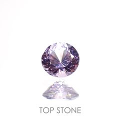 ラベンダーピンクスピネル(宝石名スピネル)ビルマ/マダガスカル産 0.27ct 識別済[220114549]3.9x3.9mm前後