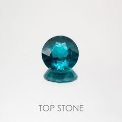 オーシャンブルーカイヤナイト ネパール産 ルース 1.51ct[210310282]7×7mm前後