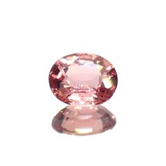 パパラチャサファイア(宝石名パパラチャサファイア) スリランカ産 0.88ct GIA鑑付[20062895]6.4×5.5mm前後