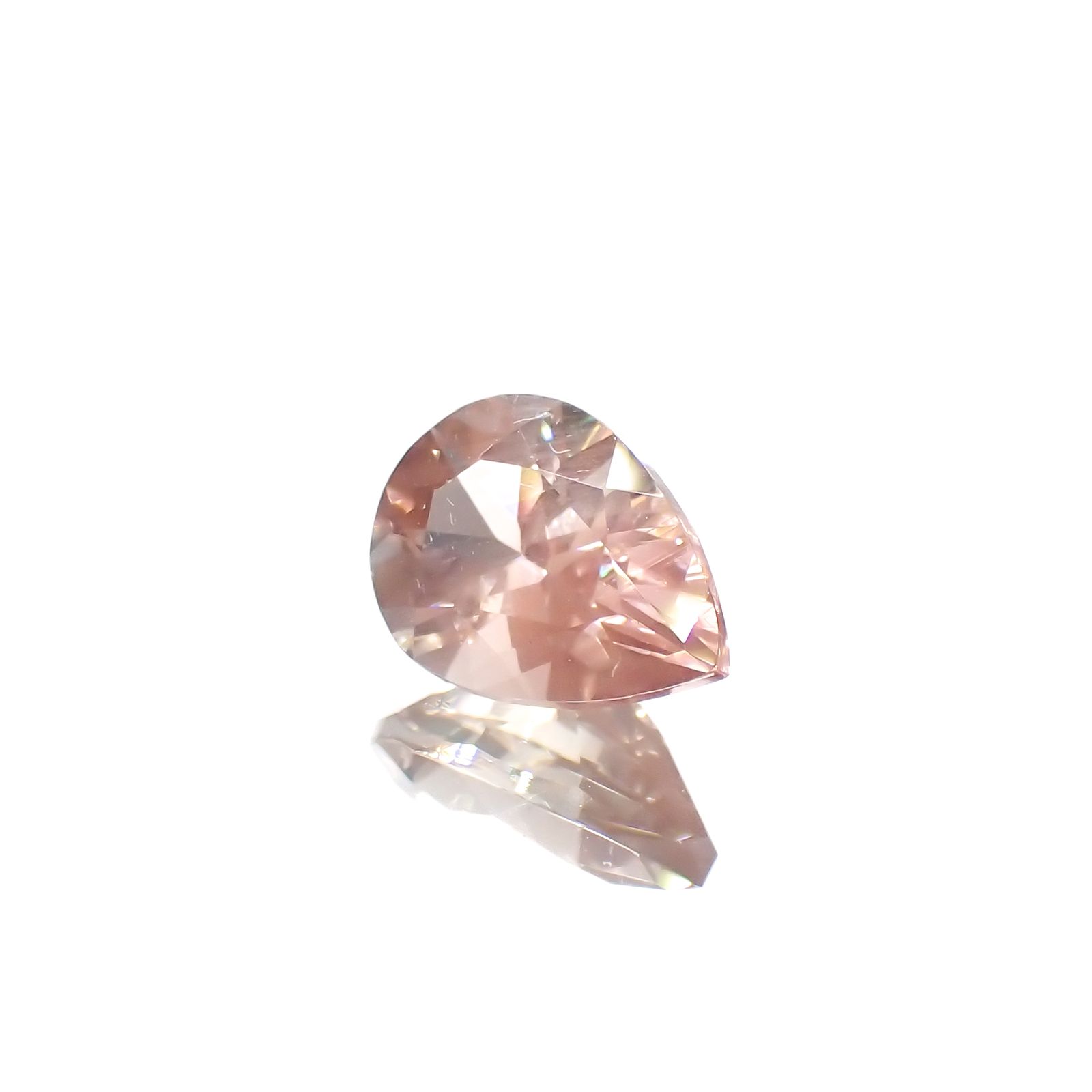 バイカラーオレゴンサンストーン(宝石名バイカラー・ラブラドライト)アメリカ・オレゴン州産 0.65ct 識別済[230722720]7x5.1mm前後