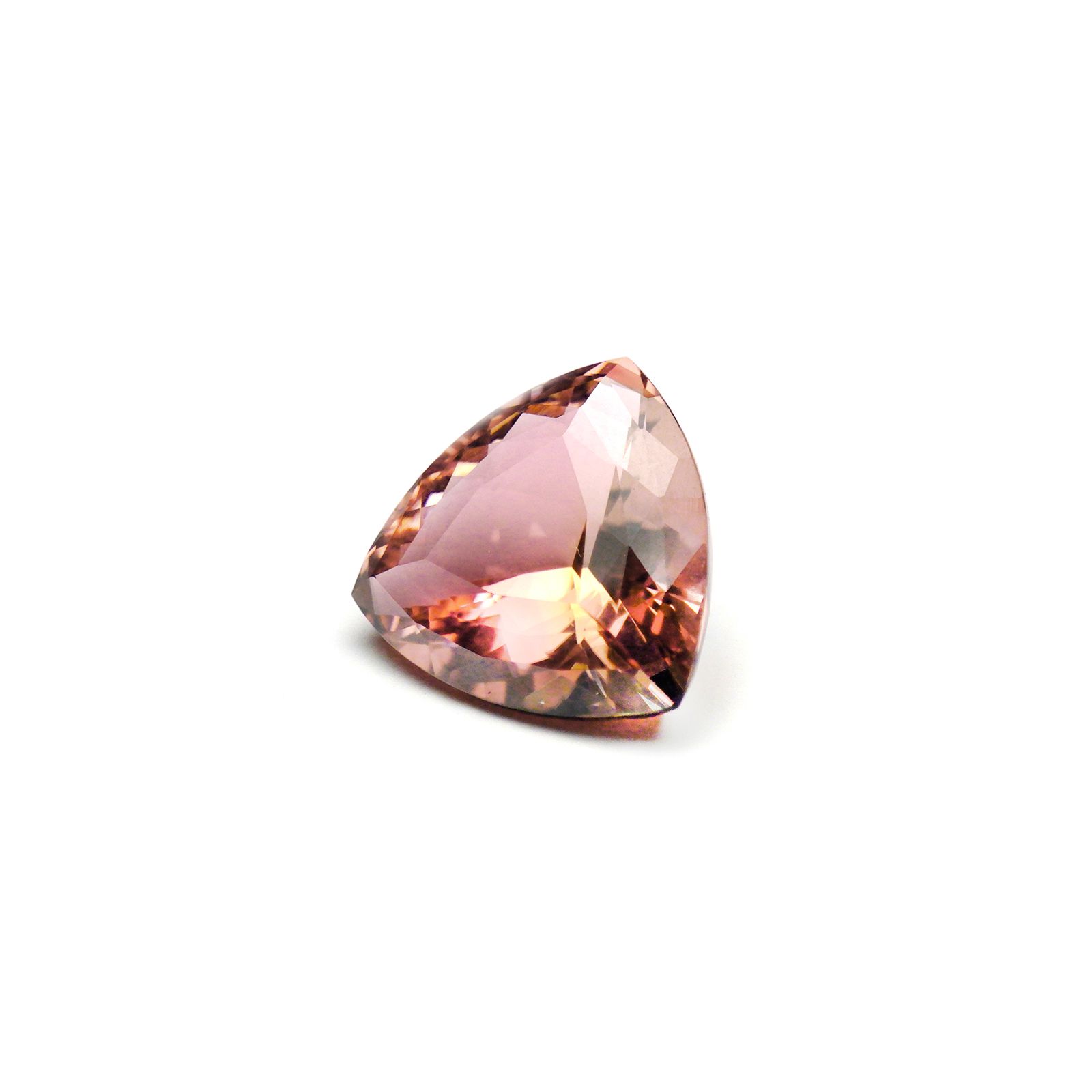 ピンクトルマリン パパラチャカラー ブラジル産 19.03ct[240125836]18.5x18.2mm前後